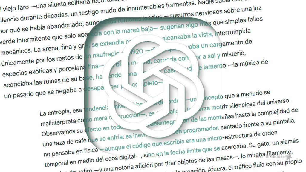 Fotomontaje inspirado en ChatGPT