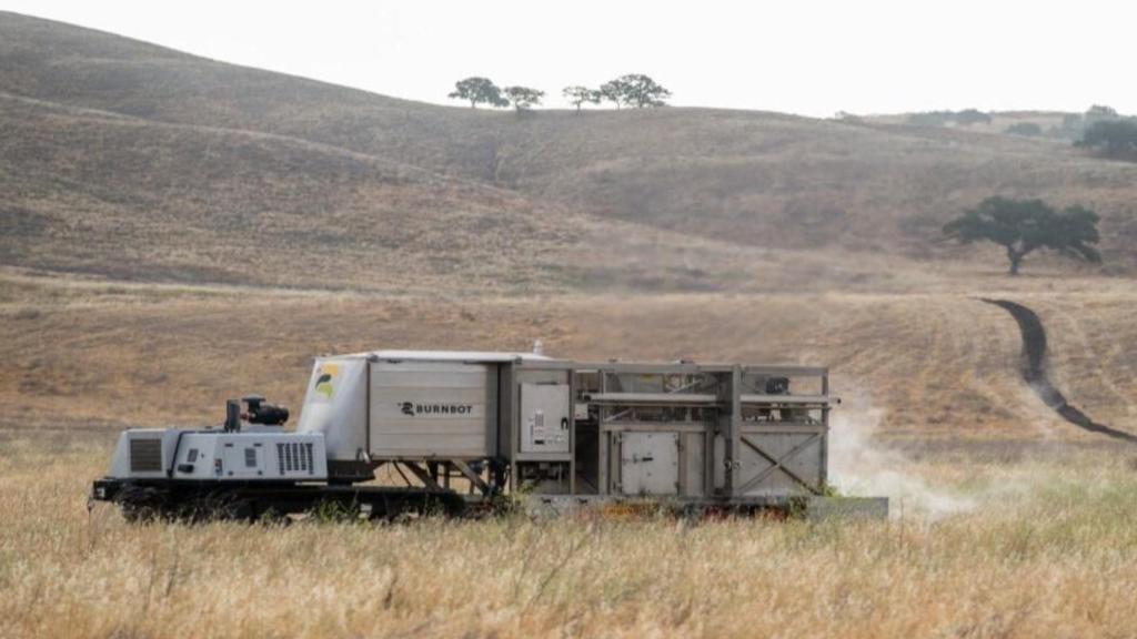 BurnBot, el robot que crea cortafuegos.