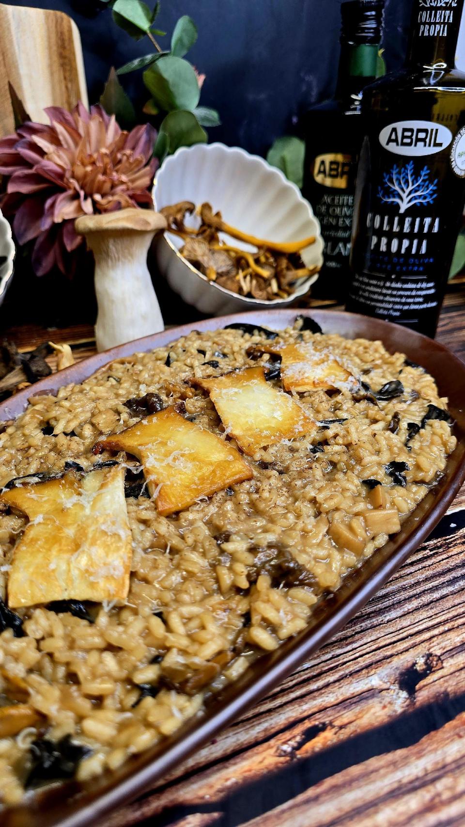 Risotto de setas.