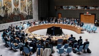U.S. Ambassador to the United Nations Michael Waltz speaks during a meeting of the United Nations Security Council to consider a U.S. proposal for a U.N. mandate to establish an international stabilization force in Gaza, at U.N. headquarters in New York, United States, on Nov. 17, 2025.