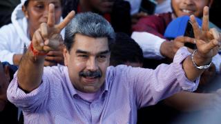 Nicolás Maduro last weekend during a march in Caracas.