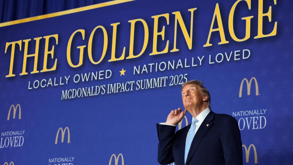 Donald Trump fotografiado este lunes durante un evento en Washington.