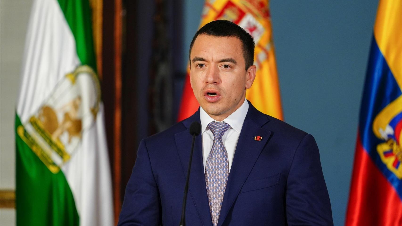 Daniel Noboa el pasado mes de junio de visita en Sevilla.