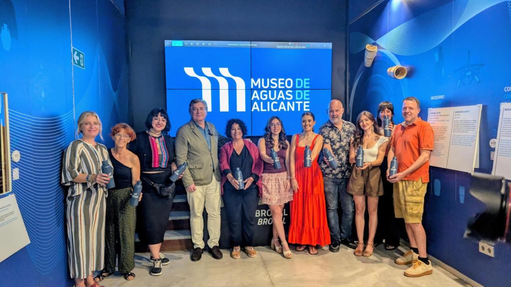 Organizadores y gestores en la presentación de la temporada del Museo de Aguas.