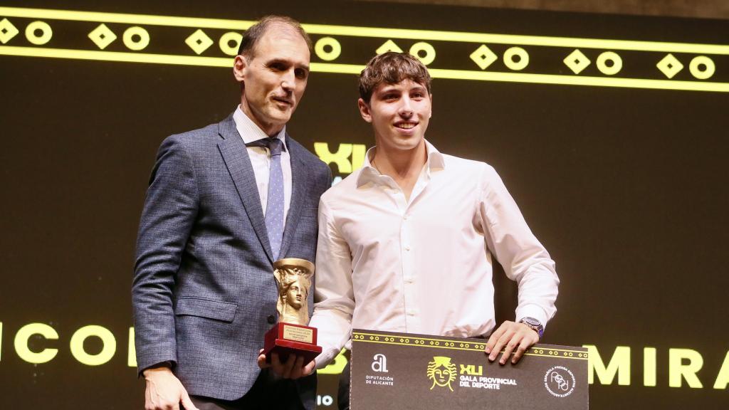 Nicolás Iborra, el deportista del año en la provincia de Alicante.