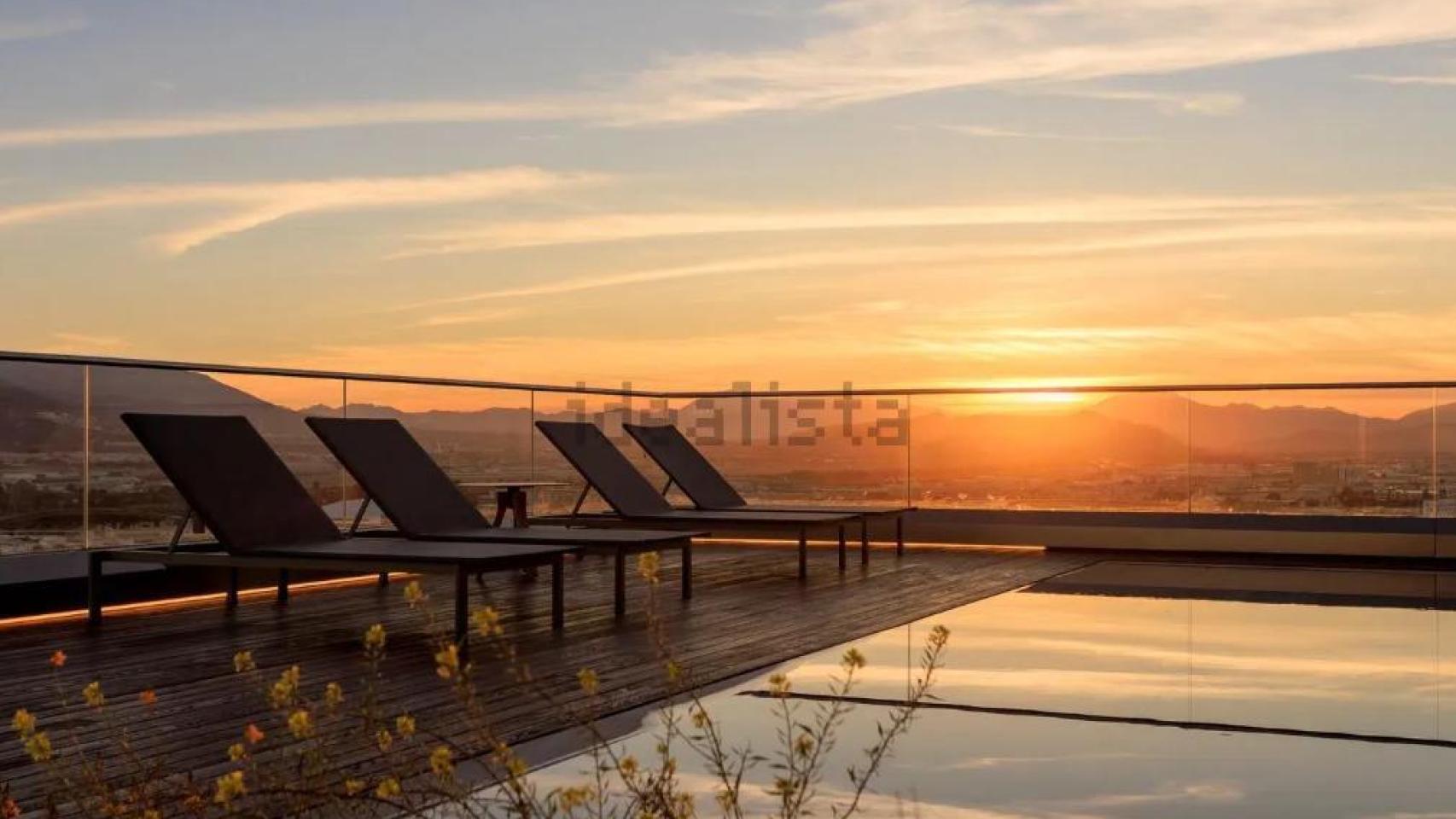 Una imagen de la piscina.