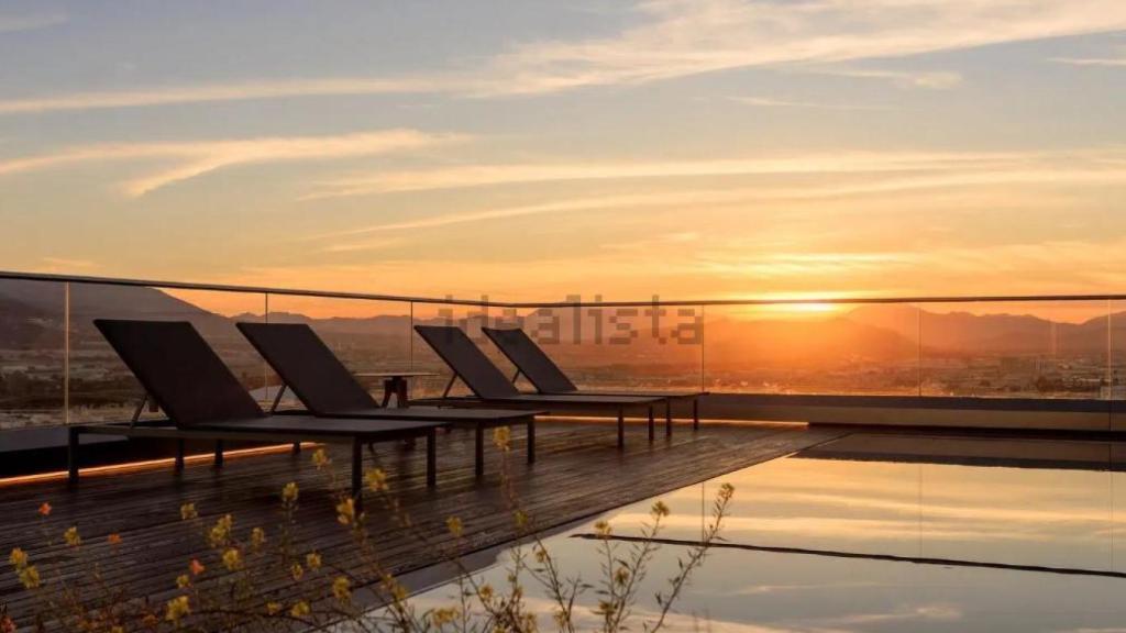 Una imagen de la piscina.