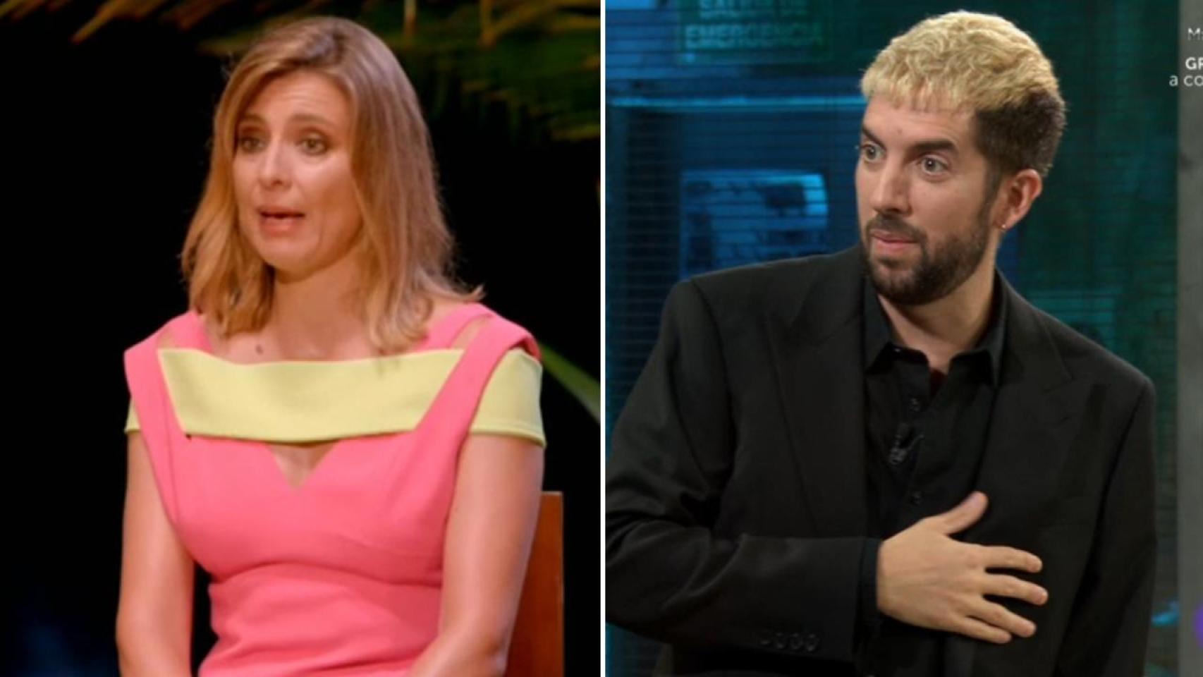 Sandra Barneda y David Broncano, en un fotomontaje de BLUPER.