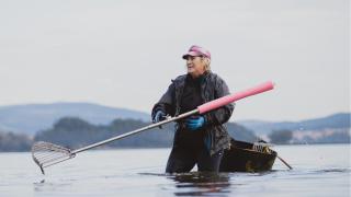 Susana Silva, mariscadora.