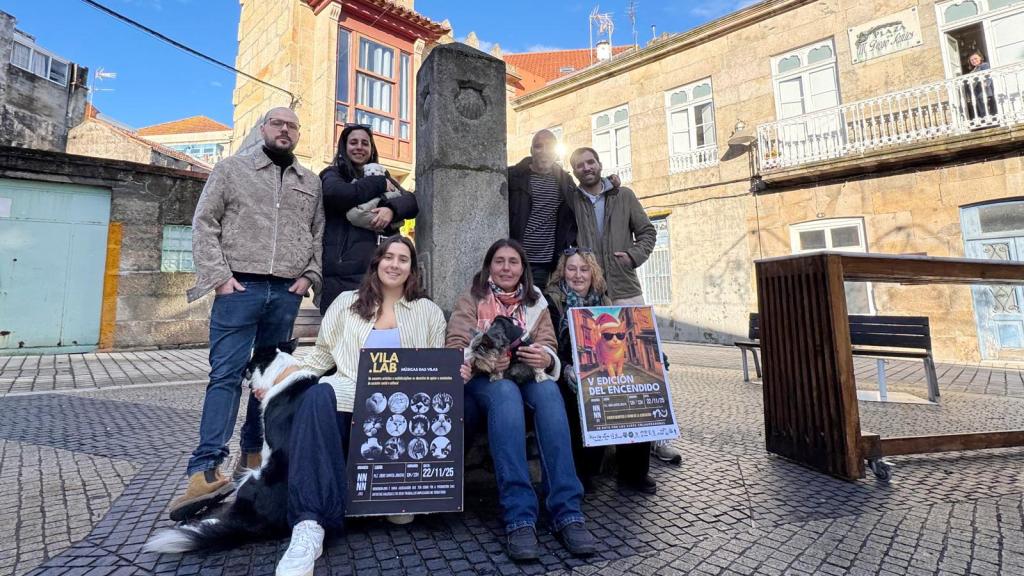 Organizadores del evento solidario Vila.lab, música das vilas