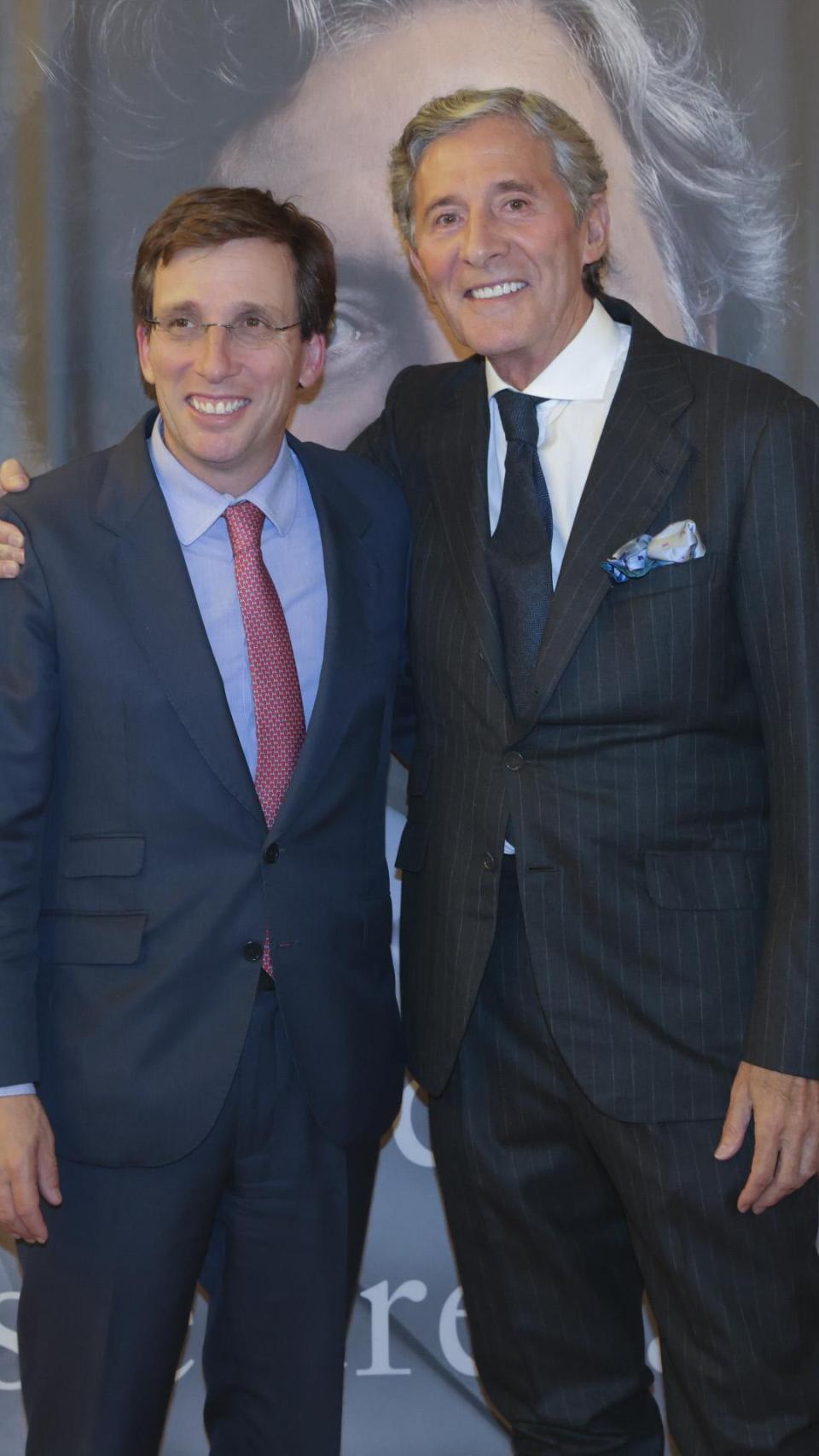 José Luis Martínez-Almeida, con Jesús Álvarez en un acto el pasado lunes 17 de noviembre en Madrid. Prensa Europea