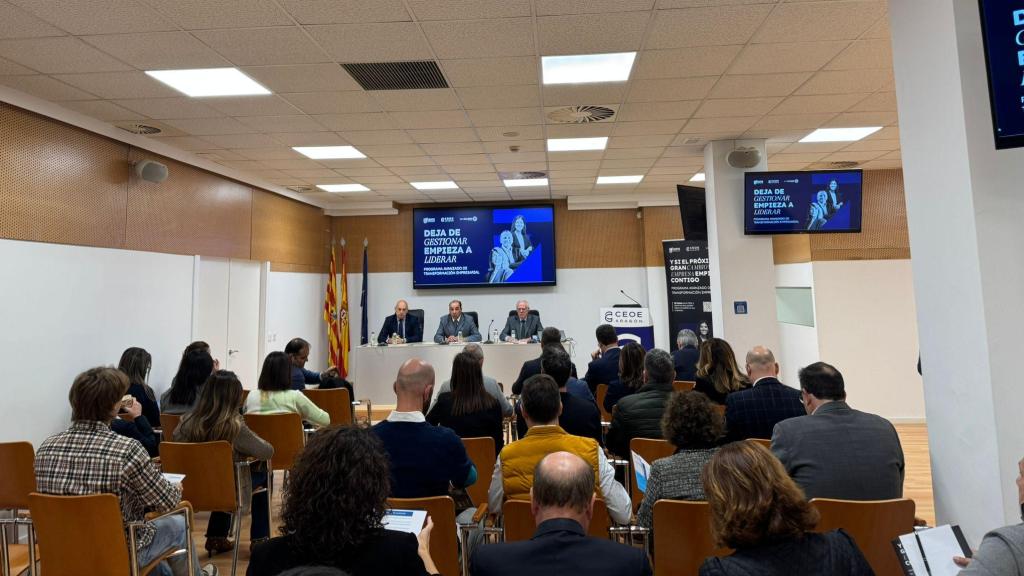 CEOE Aragón presenta el Programa Avanzado de Transformación Empresarial junto a CESTE y Grupo San Valero