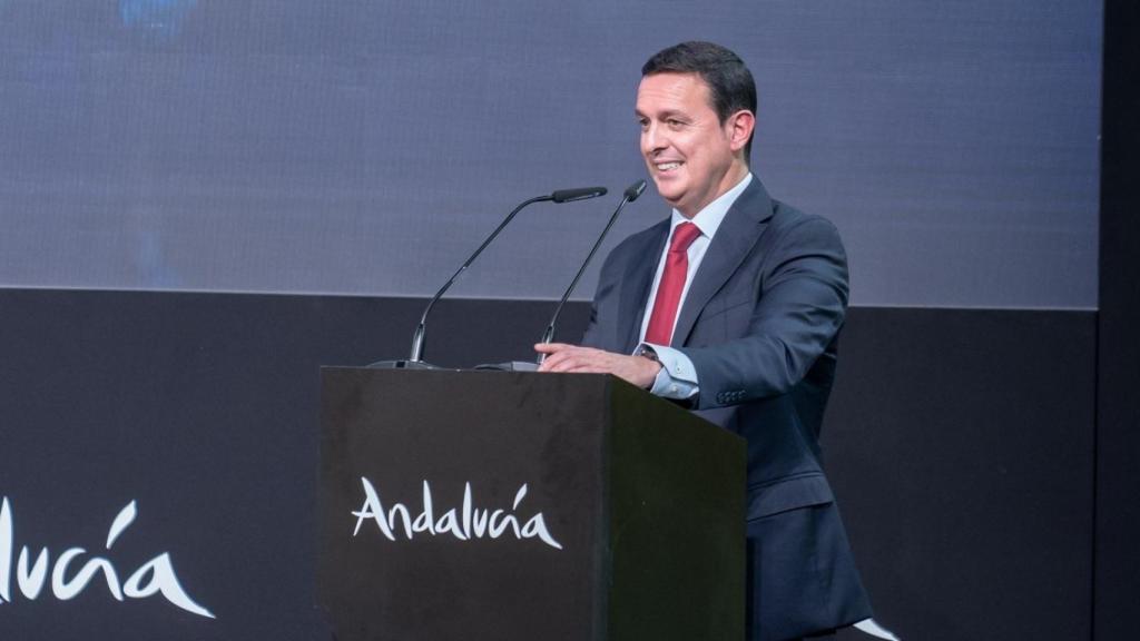 Javier Aureliano García, en una imagen de archivo, durante un acto.