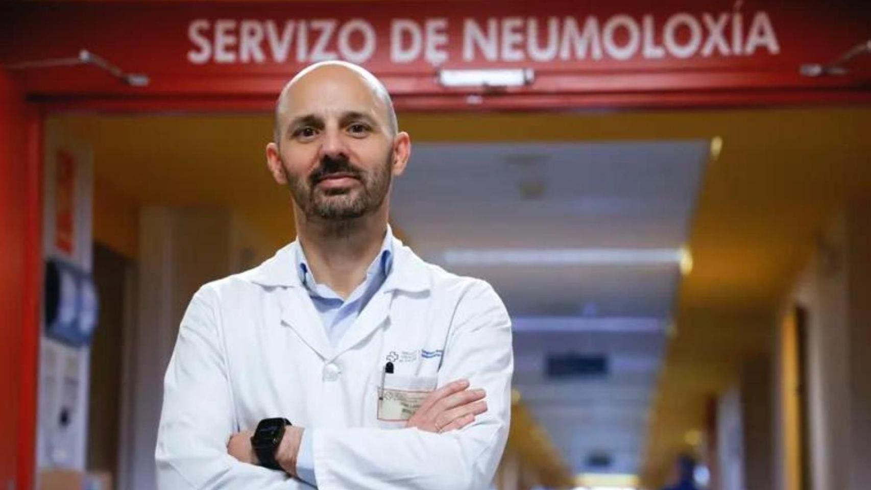 Pedro Marcos Rodríguez, jefe del Servicio de Neumología del Área Sanitaria de A Coruña y Cee