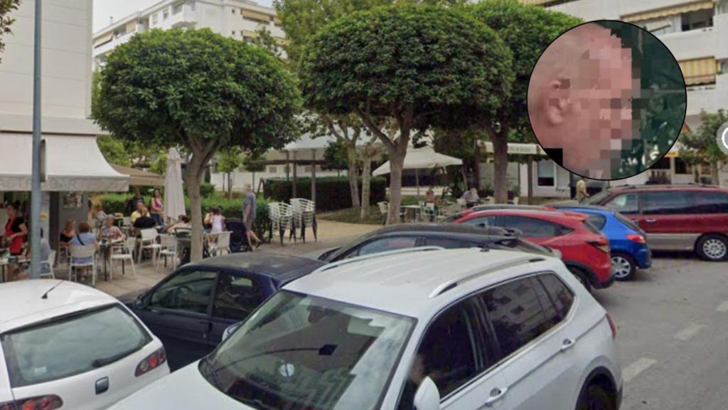 El parque donde ocurrieron los hechos y el individuo.