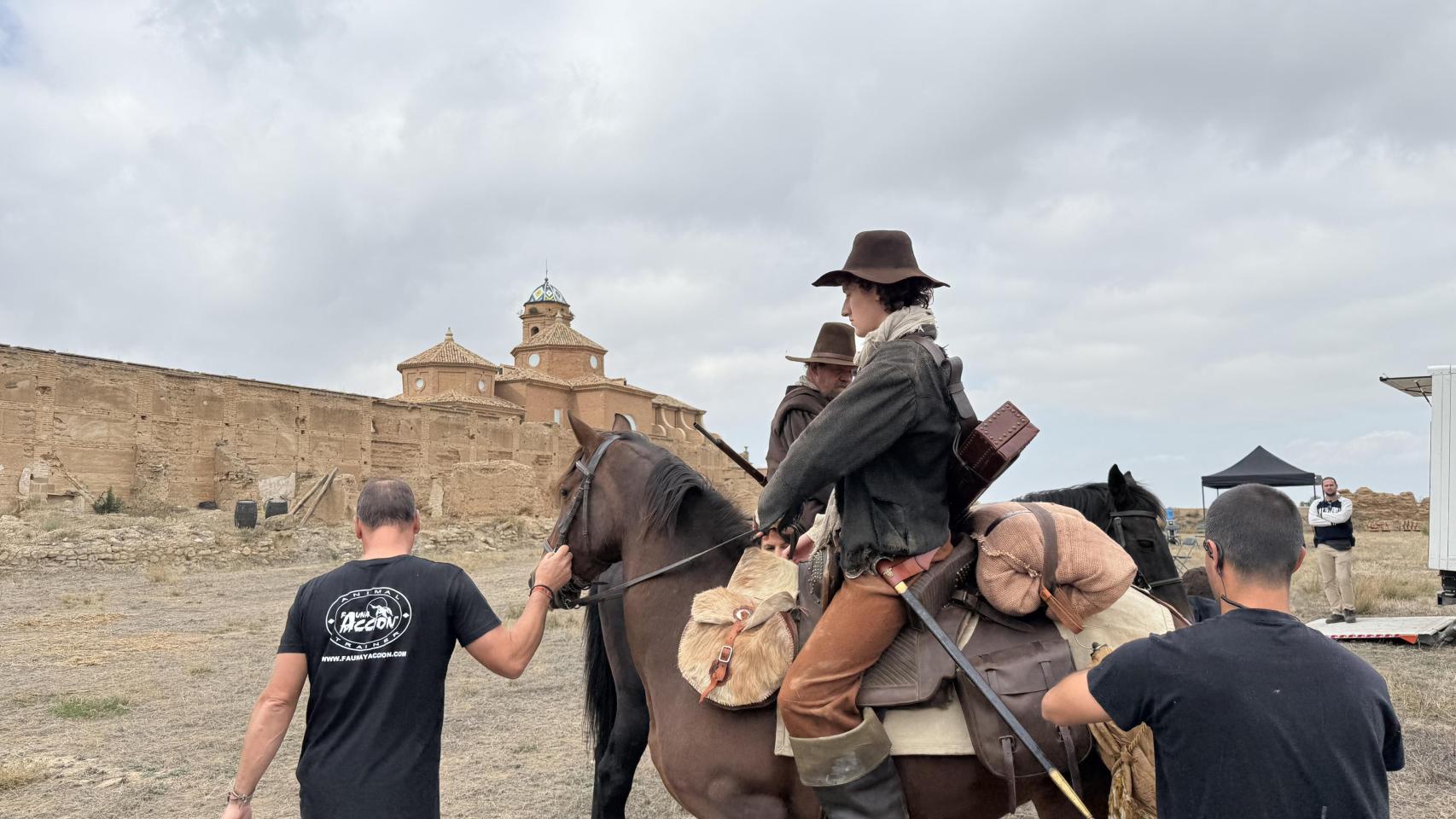 Rodaje de la película 'Las indias'.