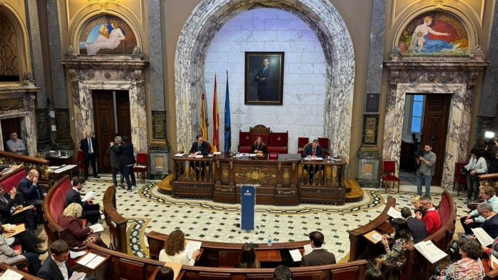 Pleno del Ayuntamiento de Valencia. Ayto de Valencia