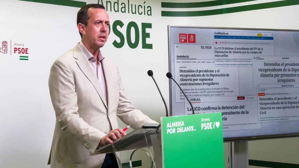 José María Martín, secretario general del PSOE en Almería.