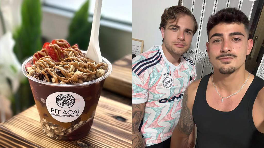 Pau y Edu, dueños de 'Fit Açaí'
