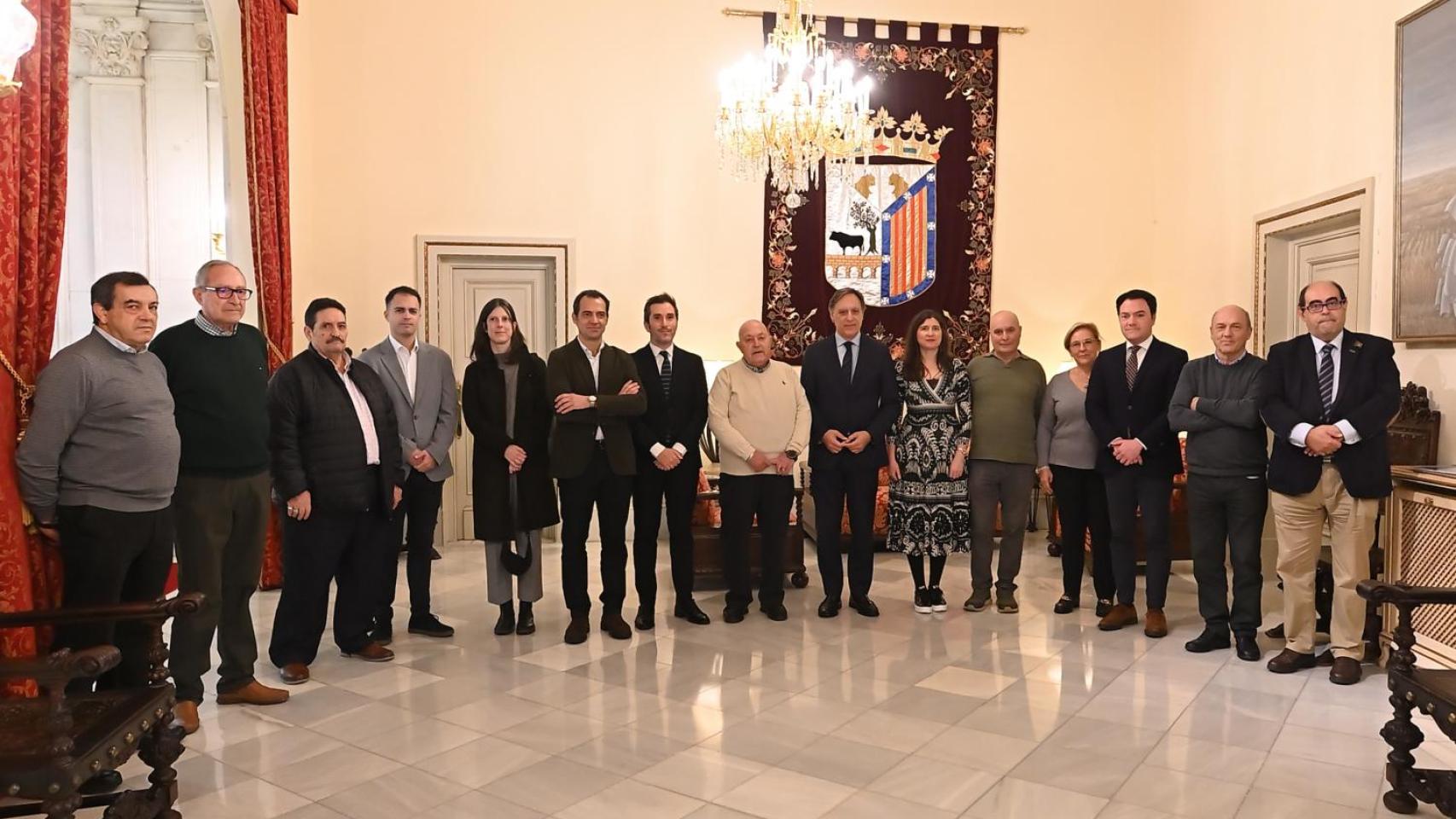 El alcalde de Salamanca, Carlos García Carbayo, durante la presentación del proyecto Trust, este martes