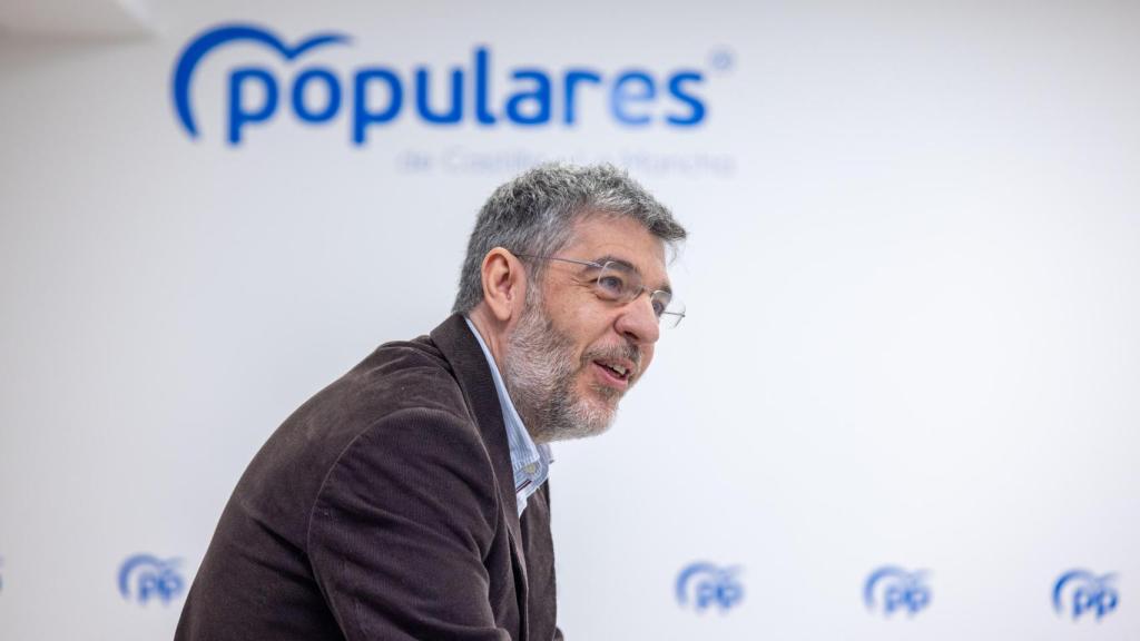 Alberto Nadal visitó este lunes la sede del PP de Castilla-La Mancha.
