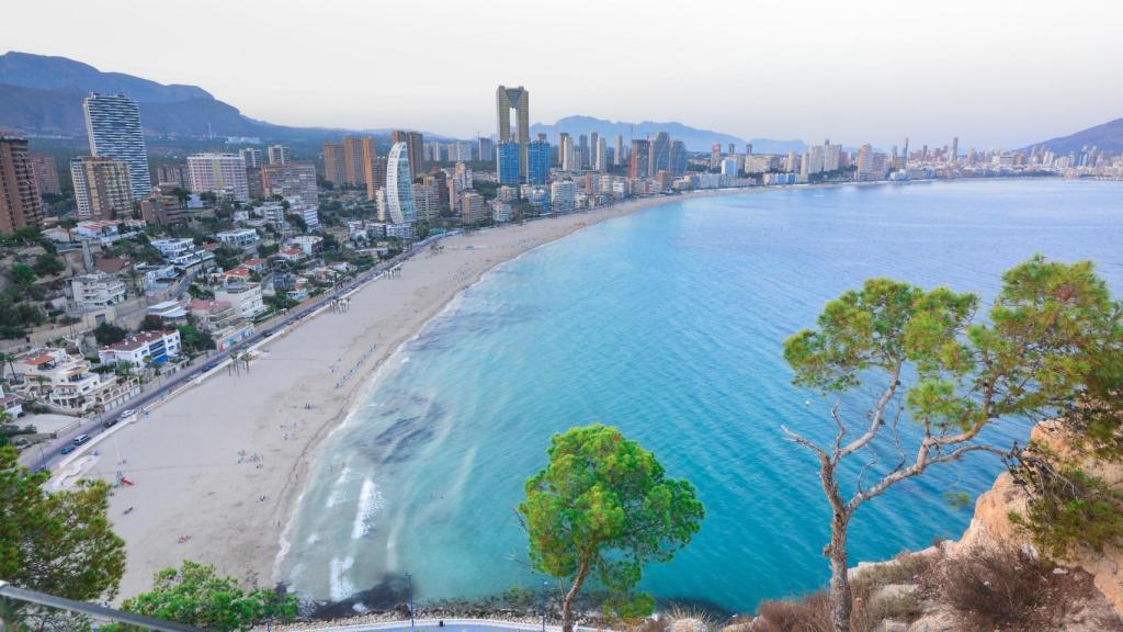 Vistas de Benidorm.