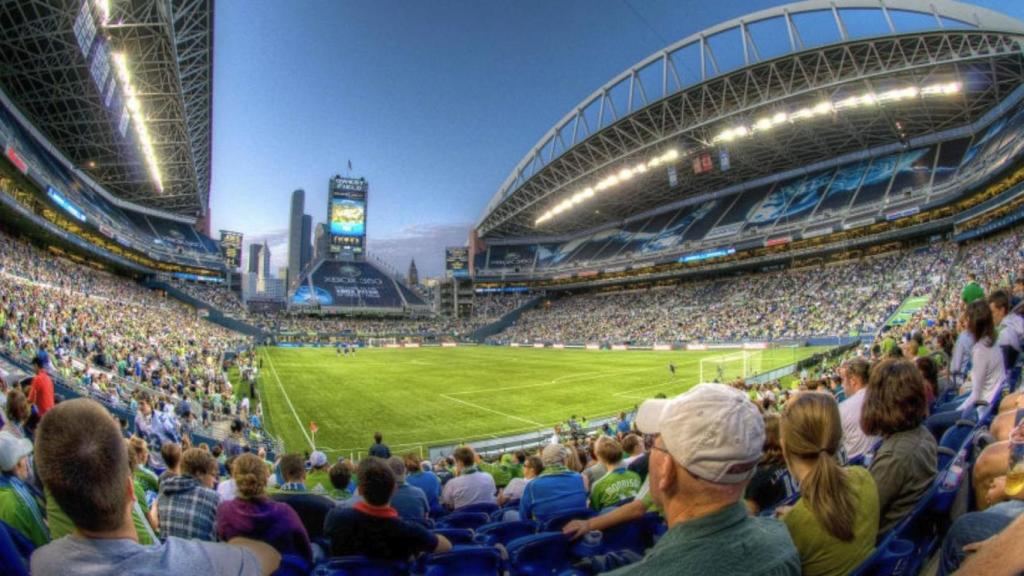 Estadio de Seattle, durante un partido de la MLS