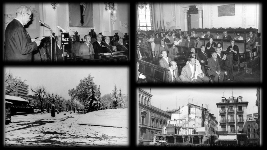 Diferentes imágenes de Valladolid durante el año 1975