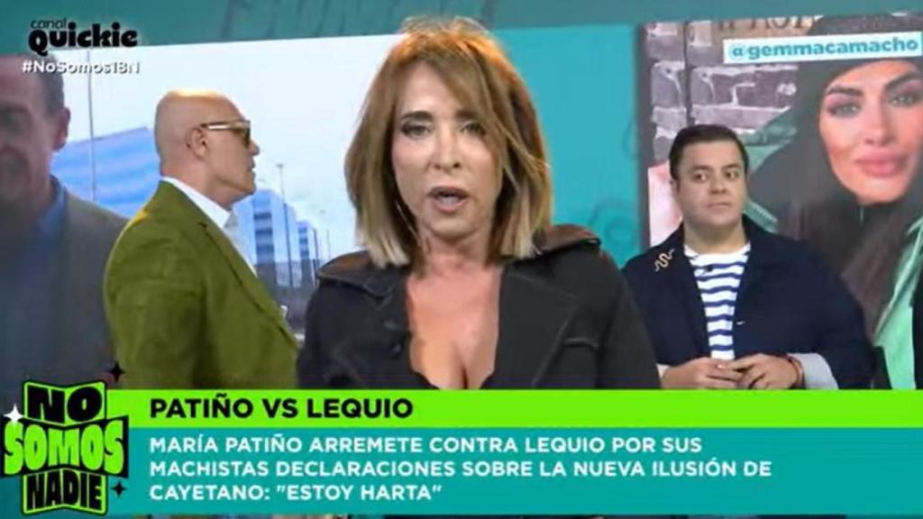 María Patiño, dirigiéndose a Lequio, este martes, día 18.