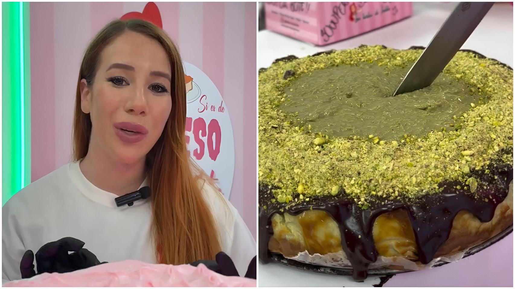 Julia Sala en su local de Las tartas de Julita.