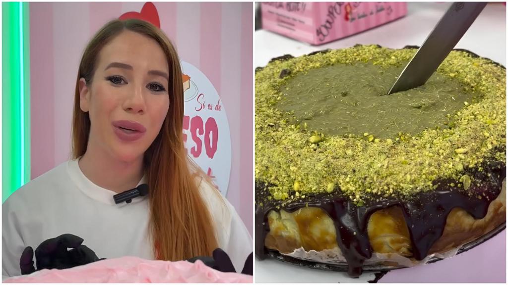 Julia Sala en su local de Las tartas de Julita.