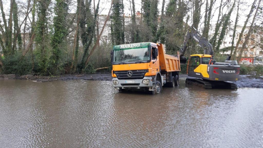 Imagen de unos trabajos en el entorno.