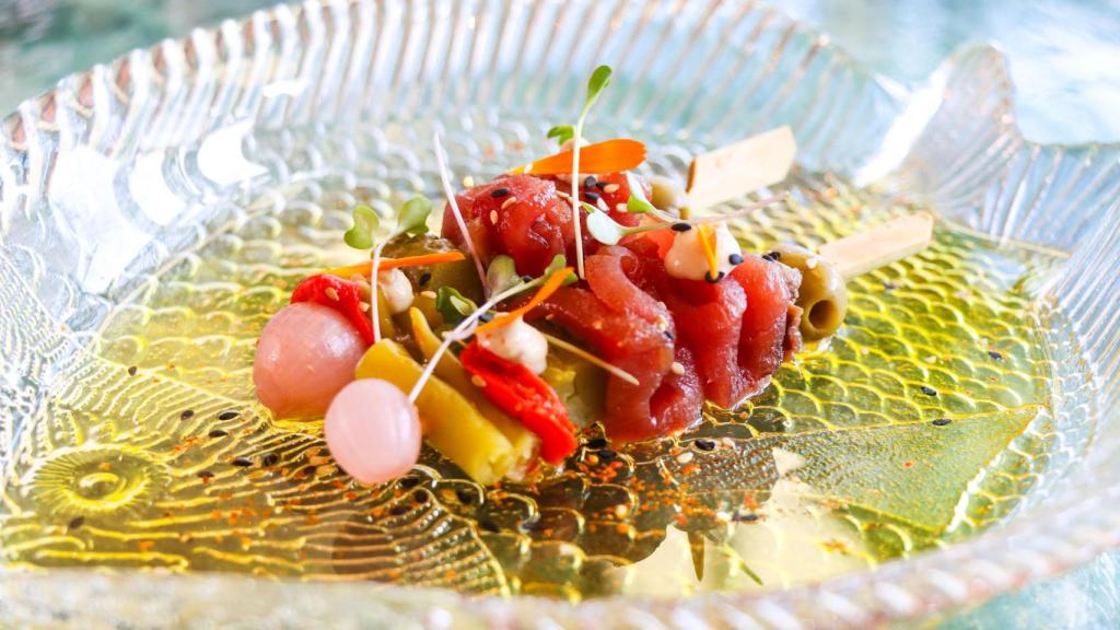 Las gildas de atún rojo.