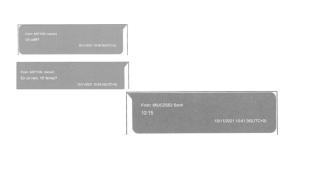 Los mensajes de ambos implicados quedando en Ferraz.