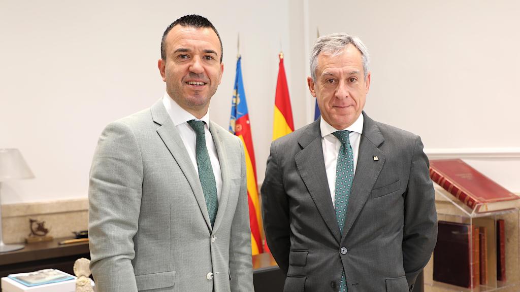 Presidente de la Diputación de Valencia y el Presidente de Eurocaja Rural.