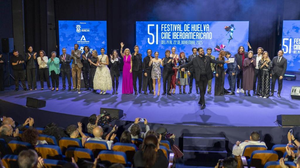 Un momento de la gala inaugural del Festival de Cine Iberoamericano de Huelva
