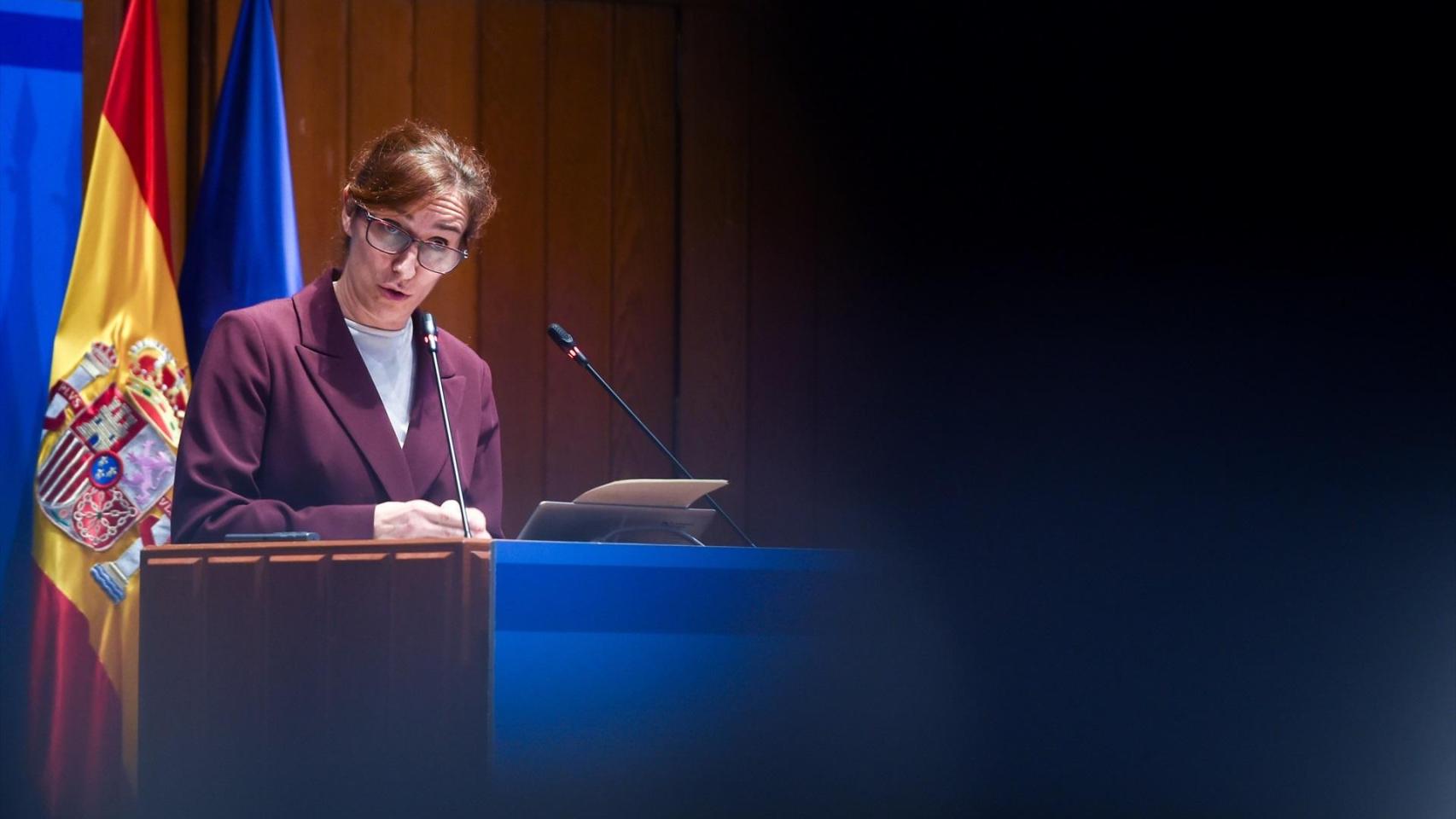Mónica García el pasado 13 de noviembre inaugurando la 16TH European Healthcare.
