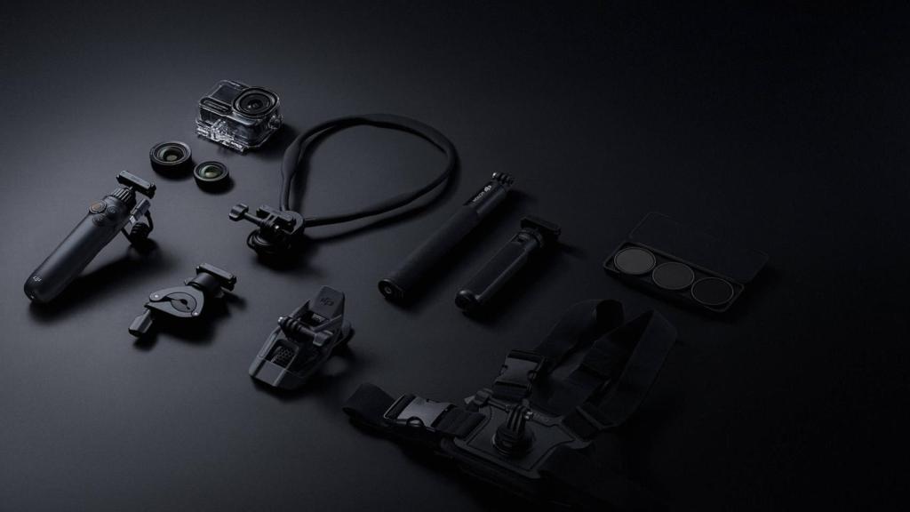 Accesorios de la DJI Osmo Action 6.