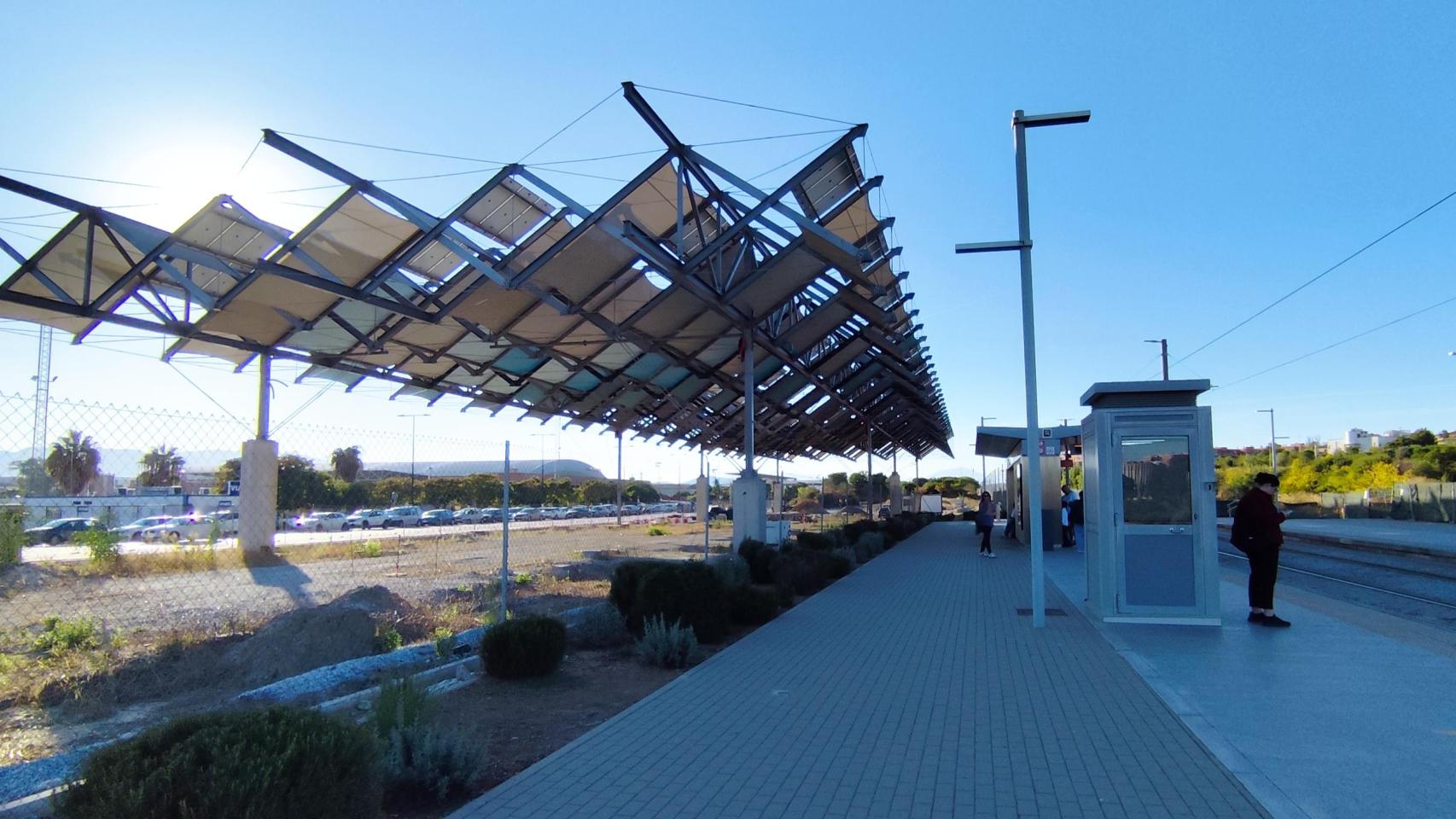 Imagen de las obras del futuro bulevar ecotecnológico de la UMA.