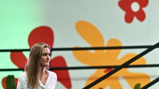 La vicepresidenta tercera y ministra de Transición Ecológica de España, Sara Aagesen, en la cumbre del clima de Belém.