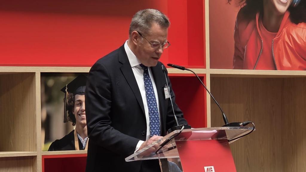 Un momento de la intervención de Jean Charroin