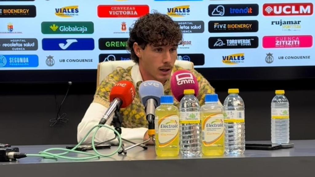 Nacho Ruiz en rueda de prensa.