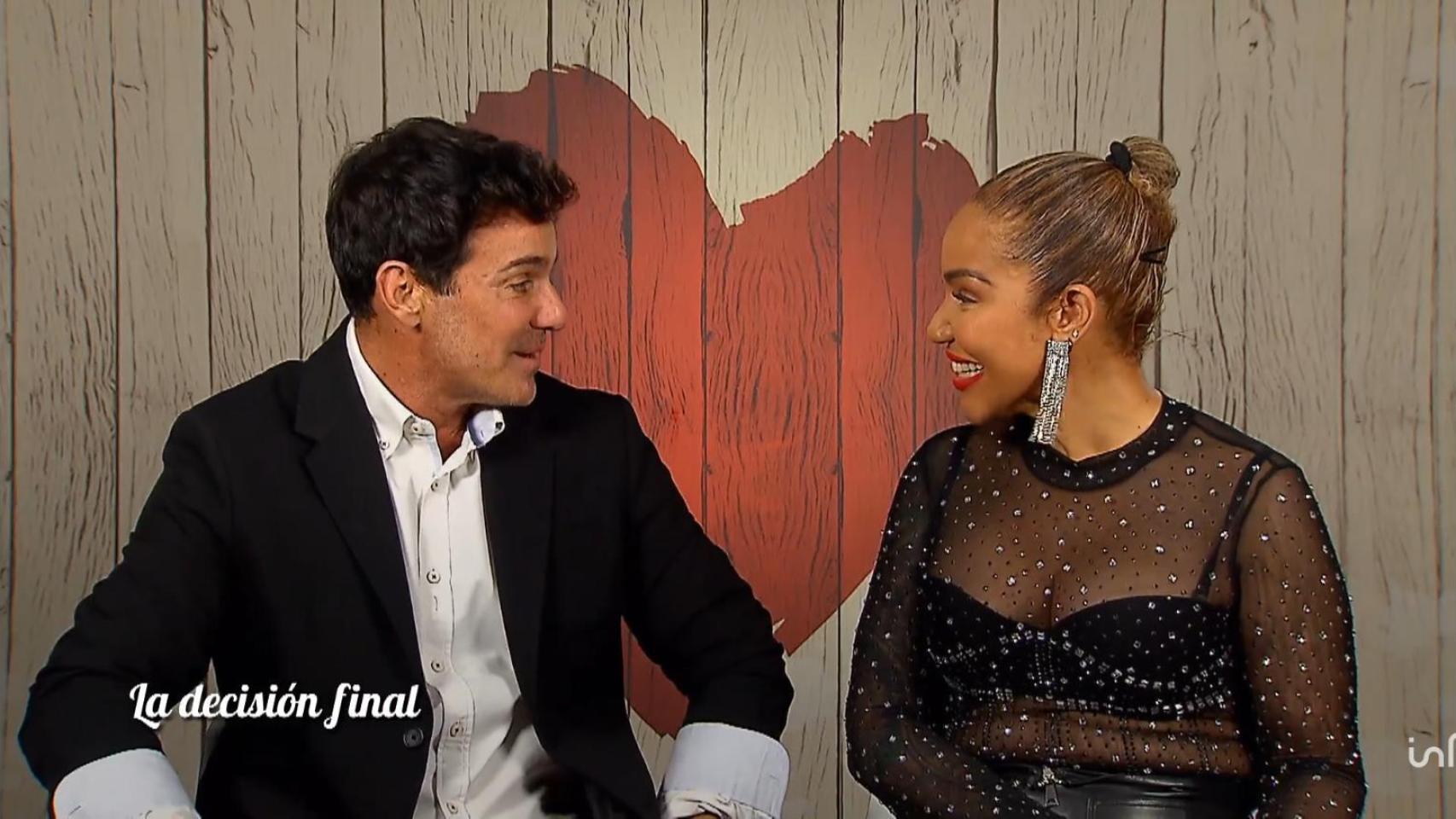 Manuel y Patri durante su cita de este martes, día 18, en 'First Dates'.