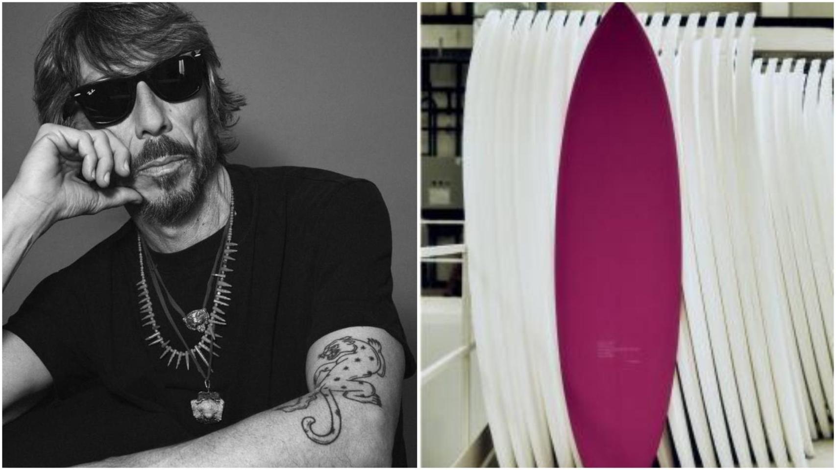 La tabla de surf de Pierpaulo Piccioli