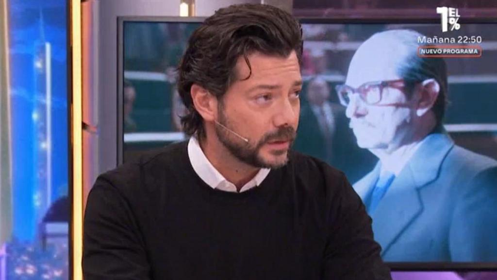 El actor Álvaro Morte durante su entrevista este martes, 18 de noviembre, en 'El Hormiguero'.