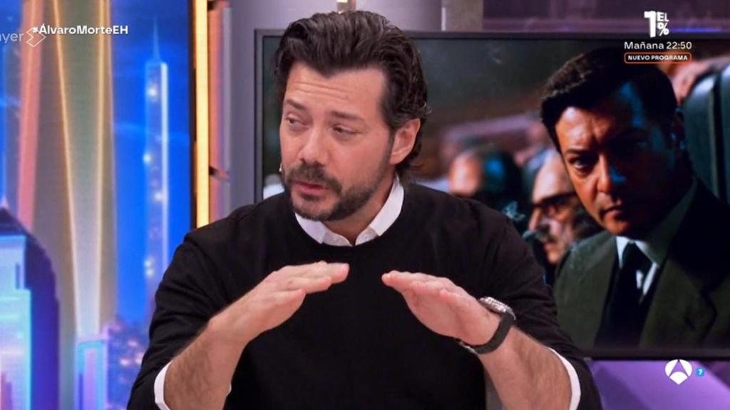 Álvaro Morte, este martes, en 'El Hormiguero'.