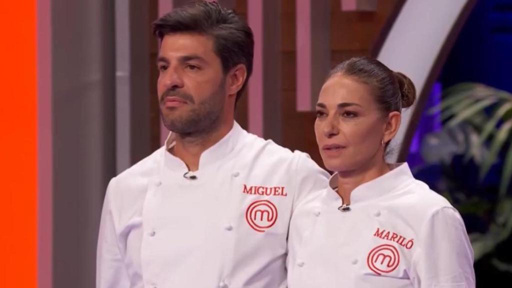 Miguel Torres y Mariló, antes de conocer el veredicto final de los jueces de 'MasterChef'.