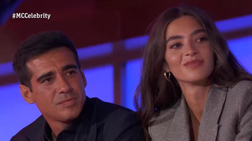 Alberto Herrera y Rocío Crusset dieron aliento a su madre desde las gradas.