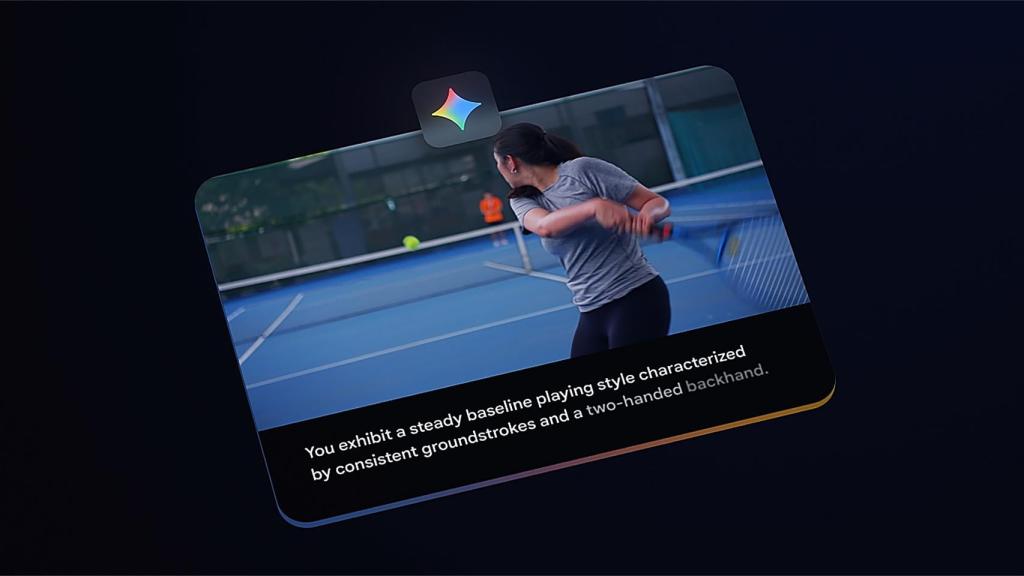 Identificando la precisión del revés de un usuario jugando al tenis