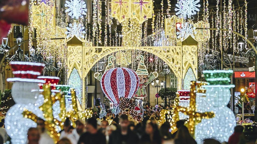 Recorrido fotográfico por las luces de Navidad de Vigo